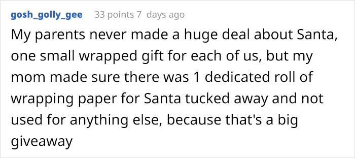 Mom Gets Called Out For Telling Kids Some Gifts Aren't From Santa, Inspires Other Parents Share Their Gifting Tactics Mom Gets Called Out For Telling Kids Some Gifts Aren't From Santa, Inspires Other Parents Share Their Gifting Tactics