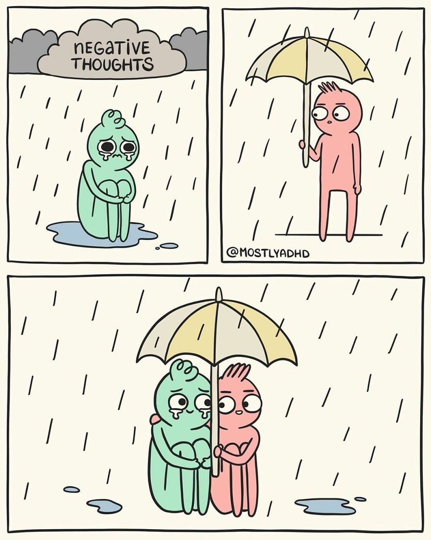 Artist Takes His Daily Struggles With Adhd, Anxiety And Depression And Turns Them Into Humorous Comics (24 Comics)