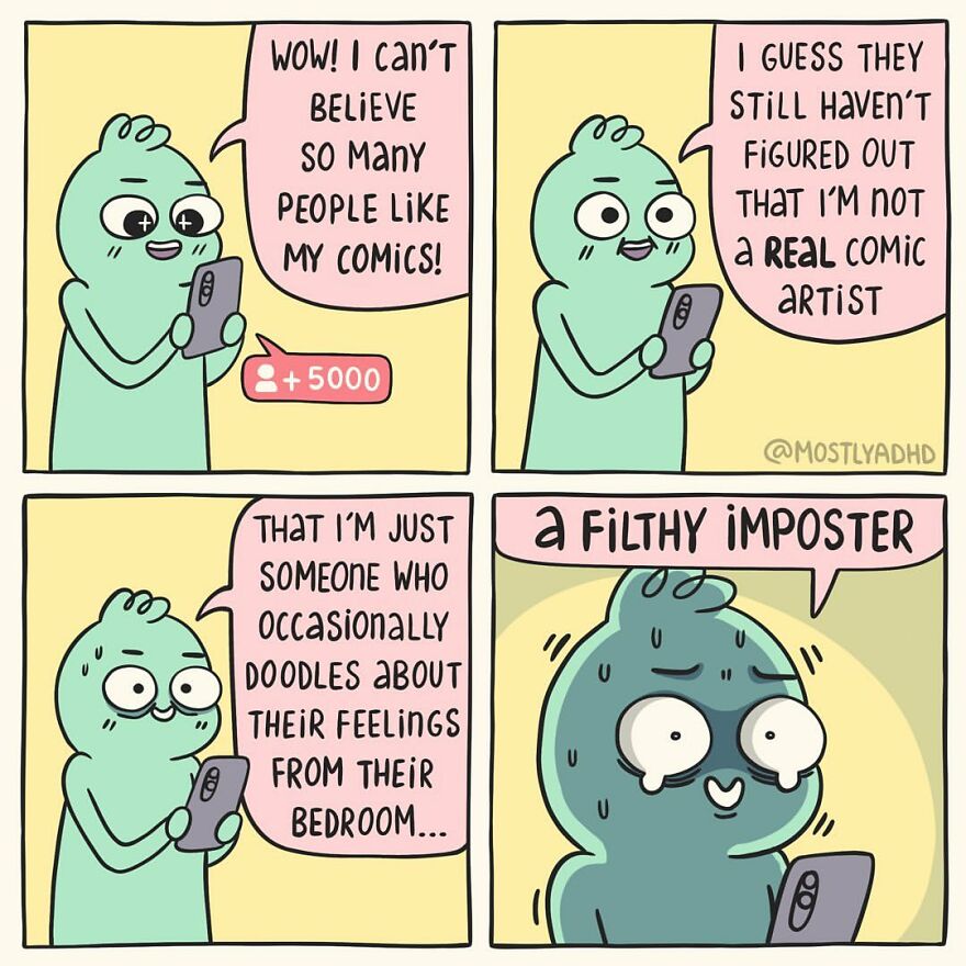 Artist Takes His Daily Struggles With Adhd, Anxiety And Depression And Turns Them Into Humorous Comics (24 Comics)