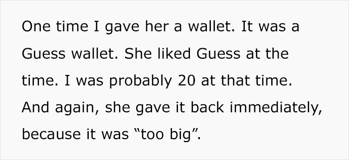 Daughter Of Narcissistic And Toxic Mother Shares What Christmas Gifts She's Returned Over The Years Daughter Of Narcissistic And Toxic Mother Shares What Christmas Gifts She's Returned Over The Years