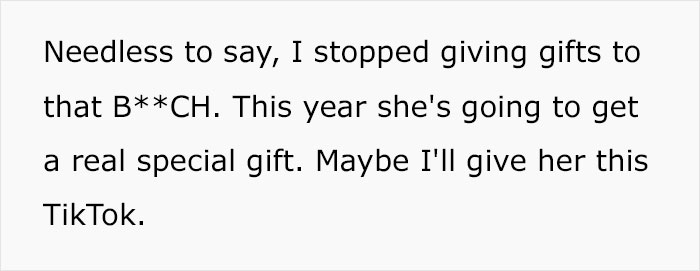 Daughter Of Narcissistic And Toxic Mother Shares What Christmas Gifts She's Returned Over The Years Daughter Of Narcissistic And Toxic Mother Shares What Christmas Gifts She's Returned Over The Years