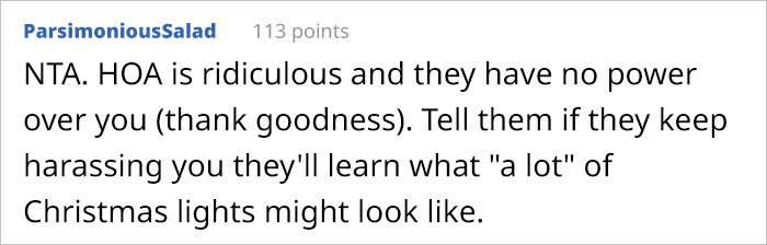 HOA Tries To Impose Christmas Light Rules On This Guy Who Doesn&rsquo;t Belong To The Association, He Isn&rsquo;t Putting Up With It