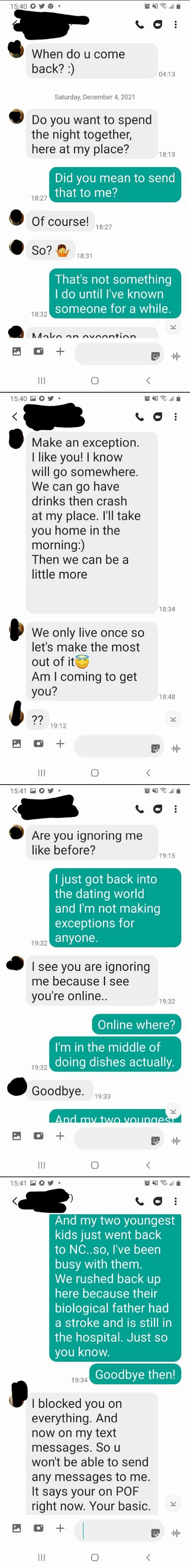 My Mom Has Been On One Date With This Guy