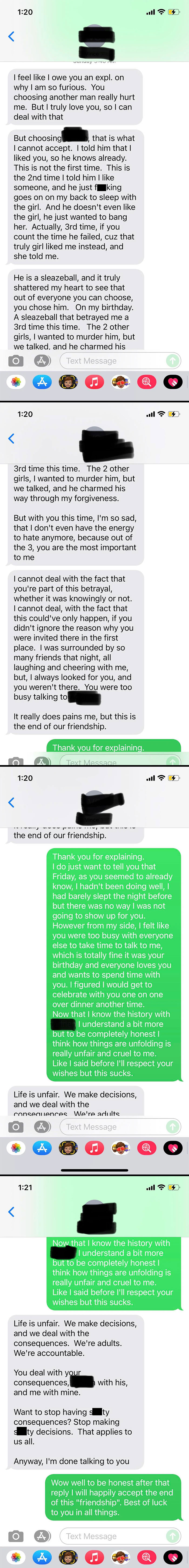 Posted Byu/Cecinestpasunlogin 23 Days Ago Silver2 Reaction From “Friend” Of 5 Years To Me Leaving A Party With A Ons- Additional Context In Comments