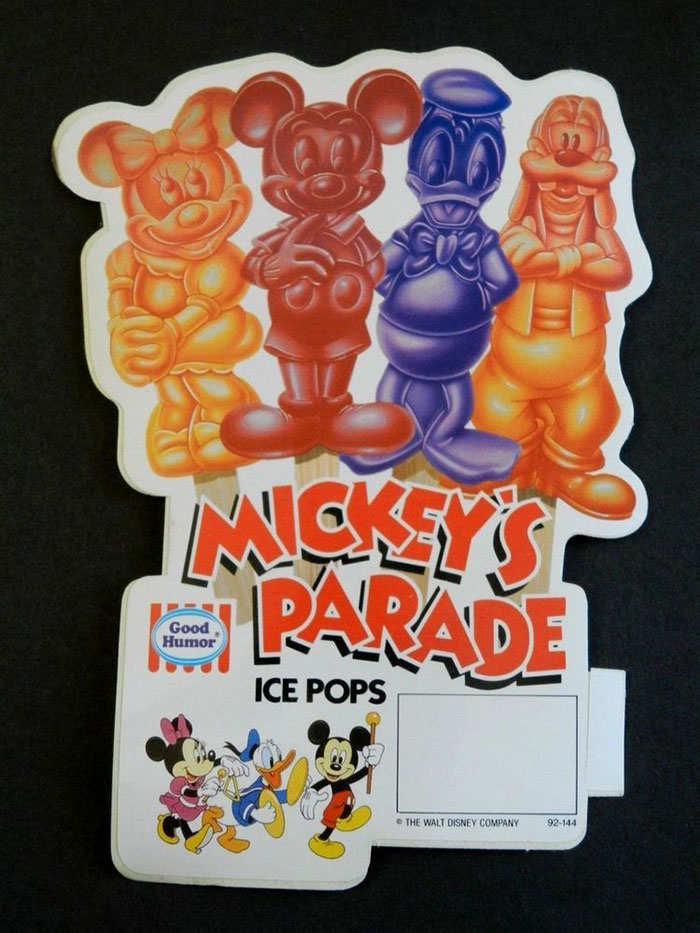 Mickey's Parade Ice Pops