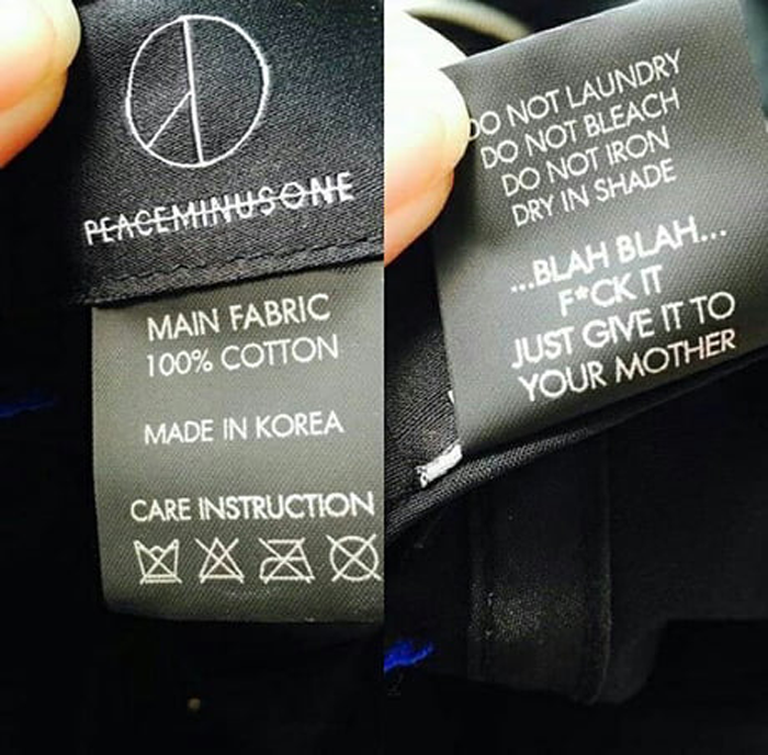 Woman Calls Out Clothing Brands For Sexist Care Tags, And Here Are 10 Of The Most Upsetting Ones