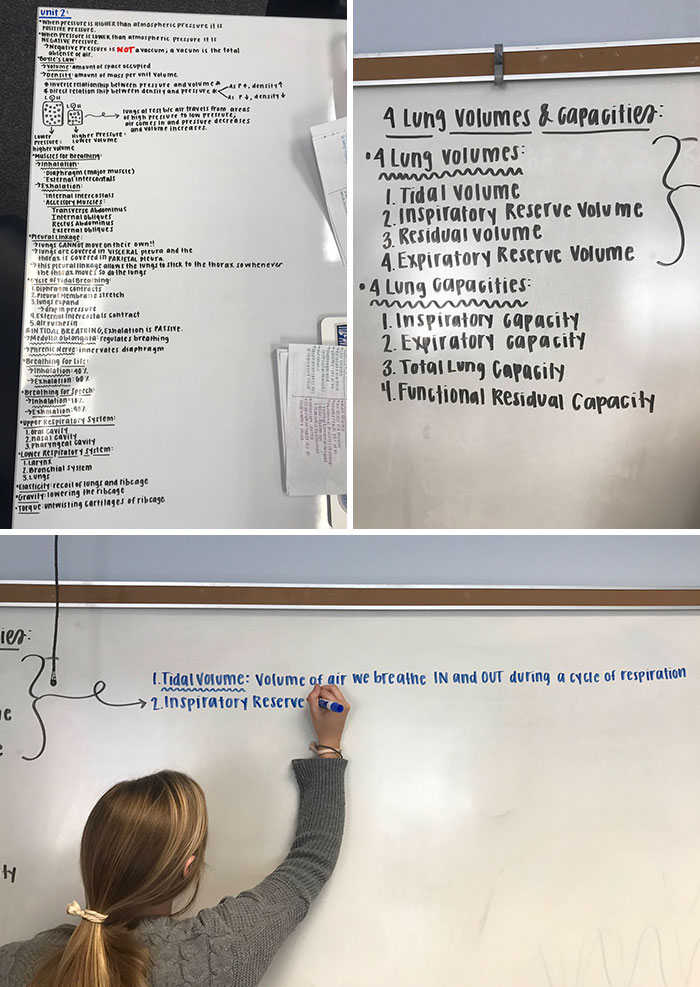 The Most Aesthetically Pleasing Handwriting Amiright? And On A Whiteboard