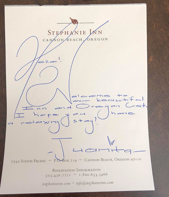 This Note From Our Hotel’s Housekeeper