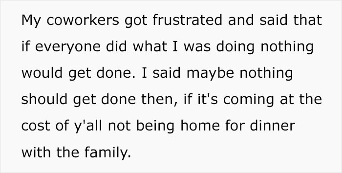 Woman Refuses To Go Beyond 9-5 For Her Salaried Position, Work Drama Ensues