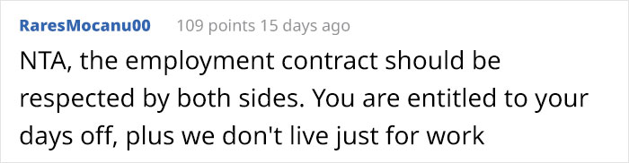 Woman Refuses To Go Beyond 9-5 For Her Salaried Position, Work Drama Ensues