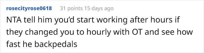 Woman Refuses To Go Beyond 9-5 For Her Salaried Position, Work Drama Ensues