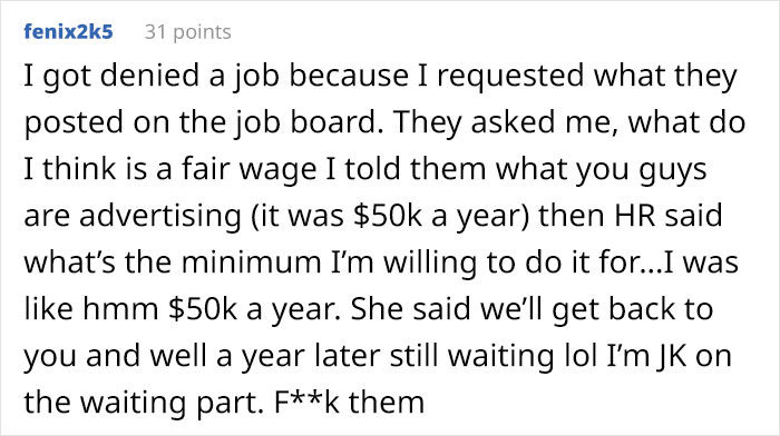 Interviewer Goes Off On A Potential Employee For Expecting To Be Paid $15 An Hour When They Listed A $12-$19 Range