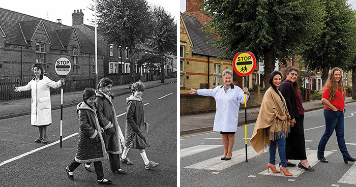 Este fotógrafo buscó a la gente que retrató hace unos 40 años para recrear sus fotos (20 imágenes nuevas)