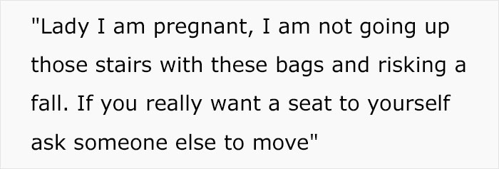 Entitled Old Lady Is Offended For Not Getting A Pregnant Mom's Bus Seat
