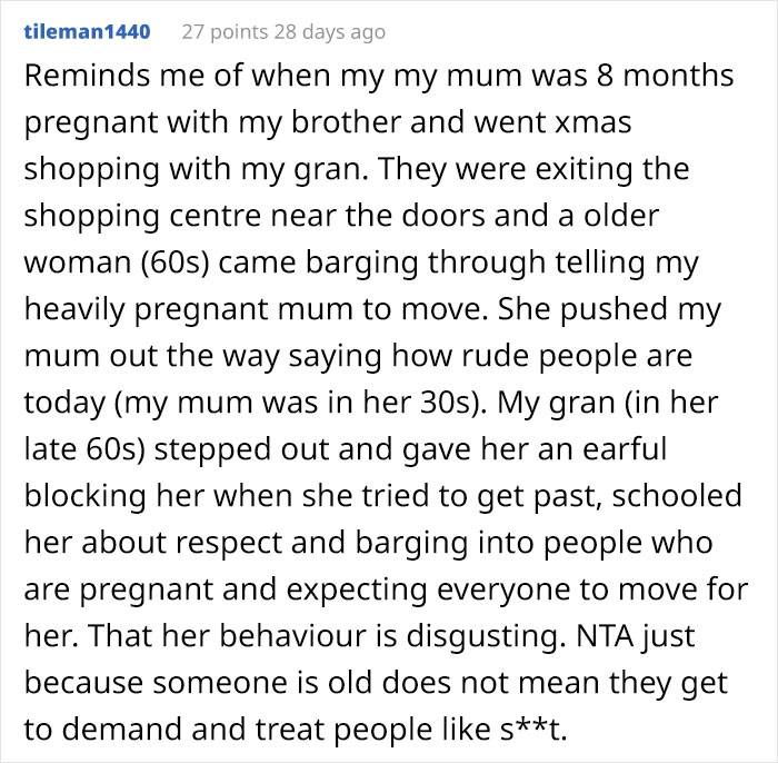 Entitled Old Lady Is Offended For Not Getting A Pregnant Mom's Bus Seat