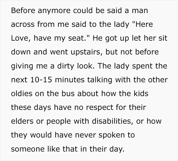 Entitled Old Lady Is Offended For Not Getting A Pregnant Mom's Bus Seat