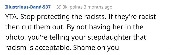 Mom Excludes Her Black Stepdaughter From A Christmas Family Pic, Is Surprised By People Calling Her Racist