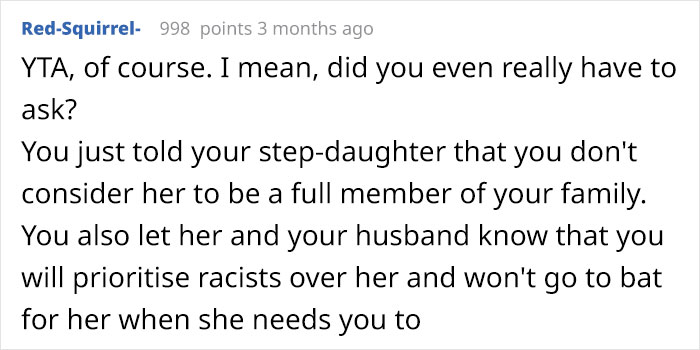 Mom Excludes Her Black Stepdaughter From A Christmas Family Pic, Is Surprised By People Calling Her Racist