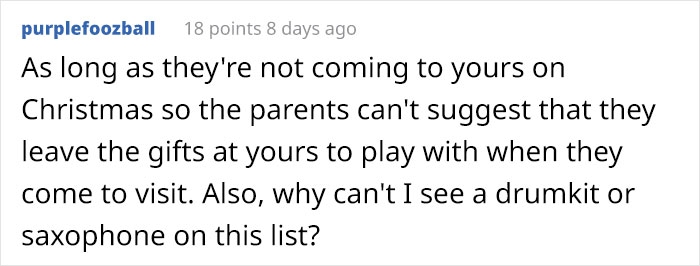 Family Maliciously Complies When Asked To Give Their Nieces And Nephews Expensive Gifts Family Maliciously Complies When Asked To Give Their Nieces And Nephews Expensive Gifts