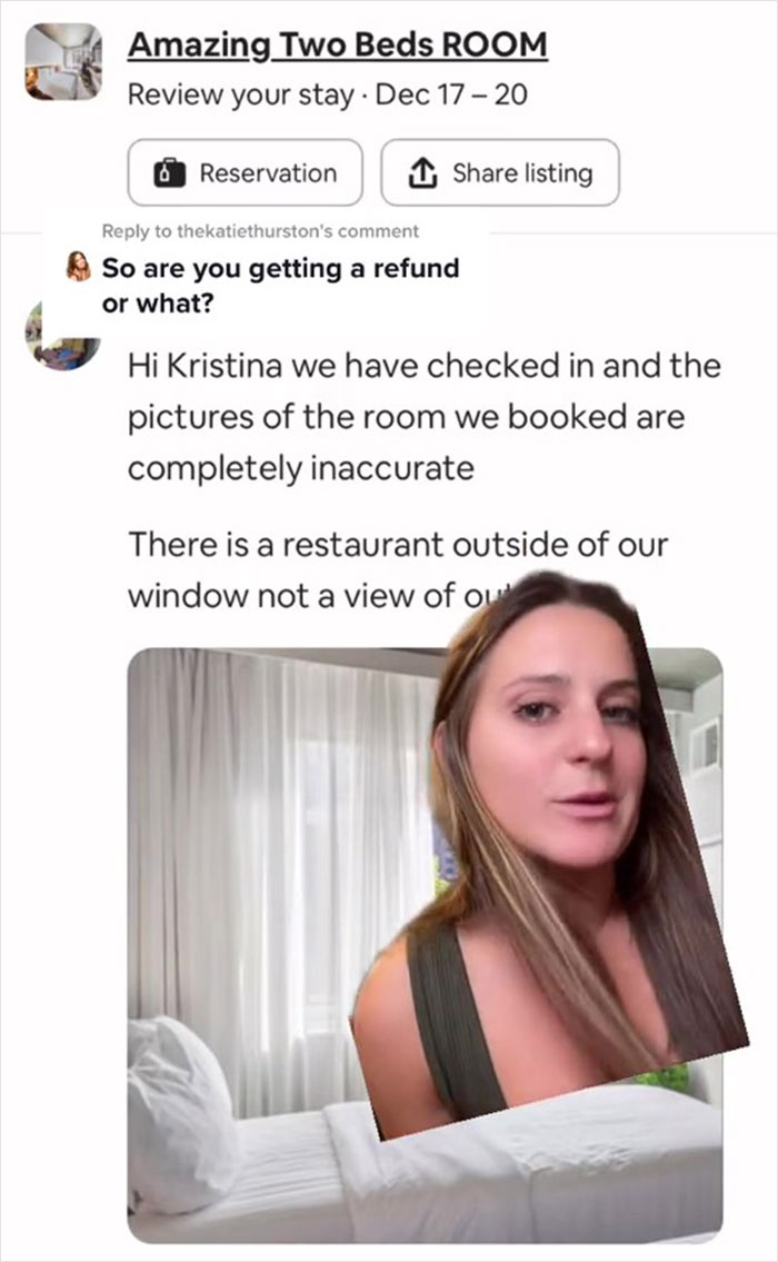 Lady Shows Tiktok How She Settled In An AirBnB Only To Discover Her Window Was A One-Way Mirror Into A Restaurant Lady Shows Tiktok How She Settled In An AirBnB Only To Discover Her Window Was A One-Way Mirror Into A Restaurant