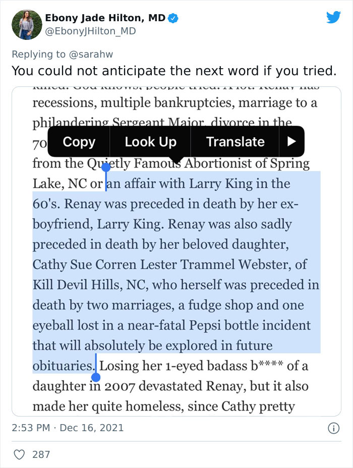 People Are Cracking Up Over This Hilariously Savage Obituary Gay Son Wrote For His Mother