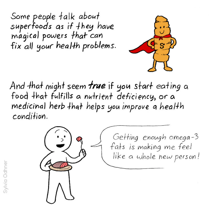 This Comic Series Dispels Myths About Superfoods