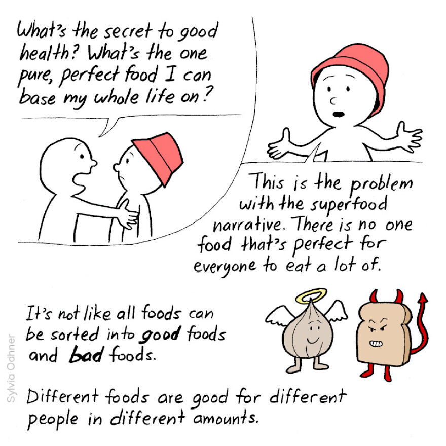 This Comic Series Dispels Myths About Superfoods