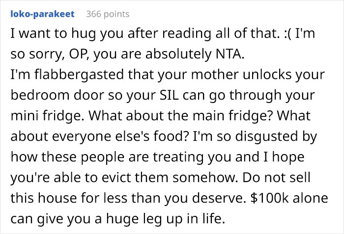19 Y.O. Woman Allows Her Family To Live In A $3.3M House She Inherited, Later Decides To Sell It To Get Rid Of Them Because Of The Way They Abuse Her
