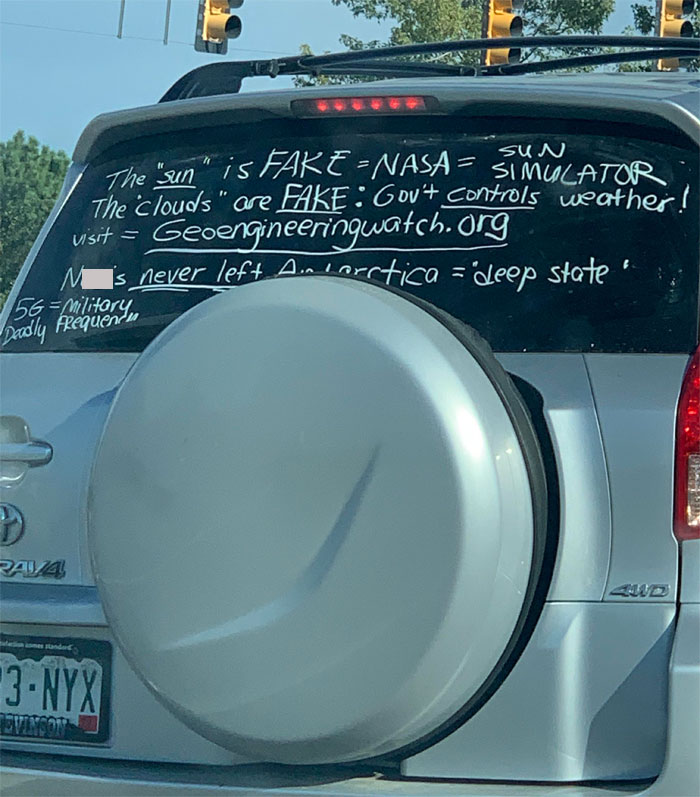 Wake Up Sheeple, The Sun Is Fake - Saw In Denver