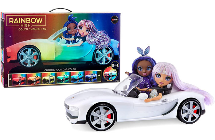 Rainbow High Color Change Car