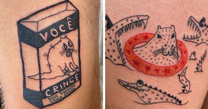 Tattoo Artist Is Known For Not Being Able To Draw And That Is Why People Like Her Designs So Much (32 New Pics)