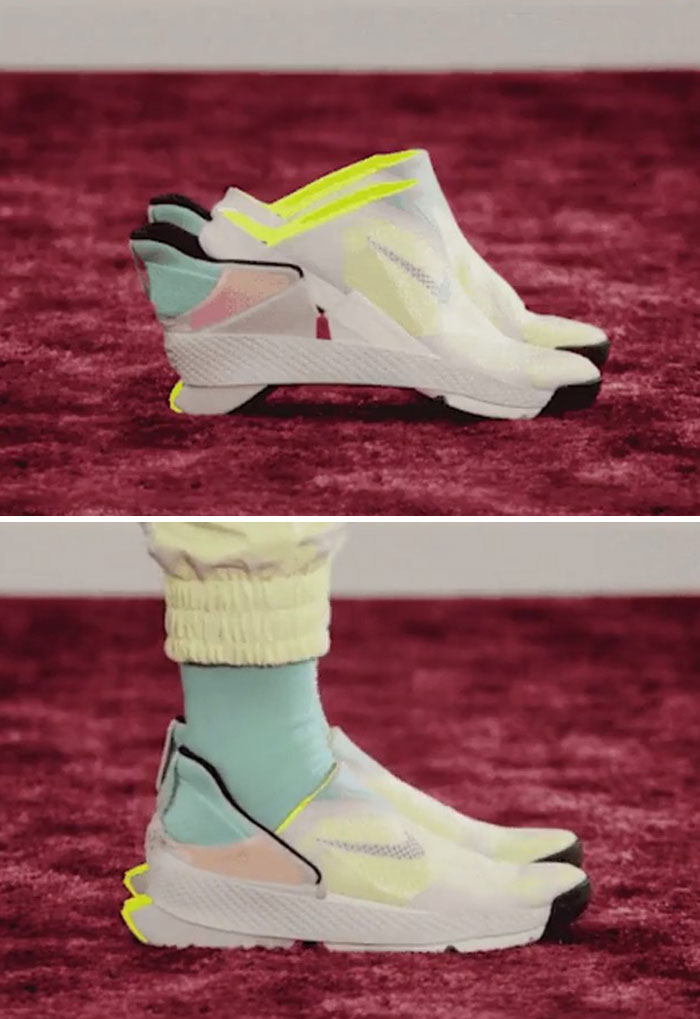 Lace-Less Sneakers That Can Easily Be Put On And Taken Off Without Using Your Hands