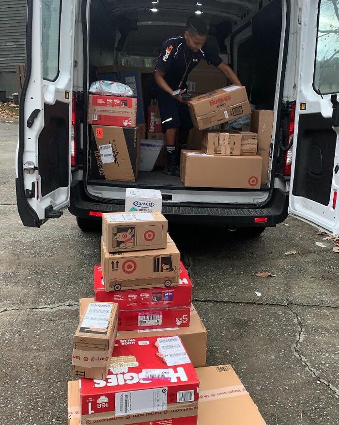 UPS Driver Leaves A Kind Message For New Mom On Her Doorbell Camera, Gets A Promotion And Is Showered With Gifts In Return