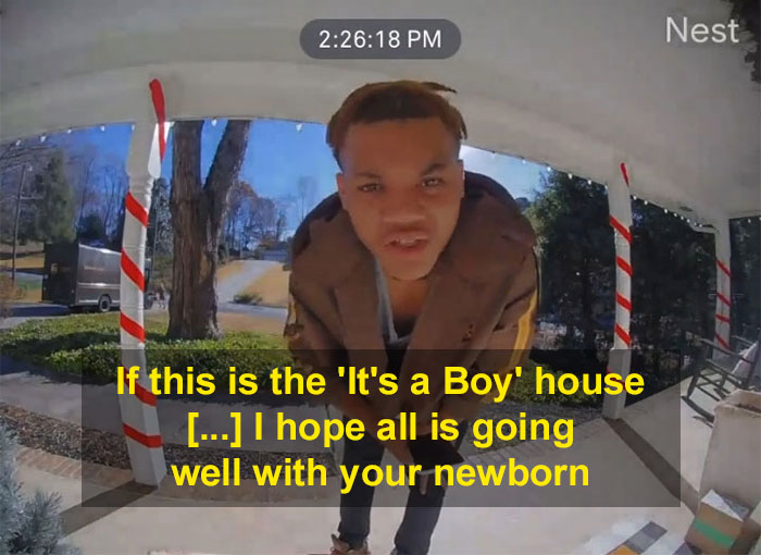 UPS Driver Leaves A Kind Message For New Mom On Her Doorbell Camera, Gets A Promotion And Is Showered With Gifts In Return