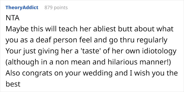 Unsupportive Mom Upset After Her Deaf Daughter Decides To Hold Her Wedding Ceremony In Sign Language