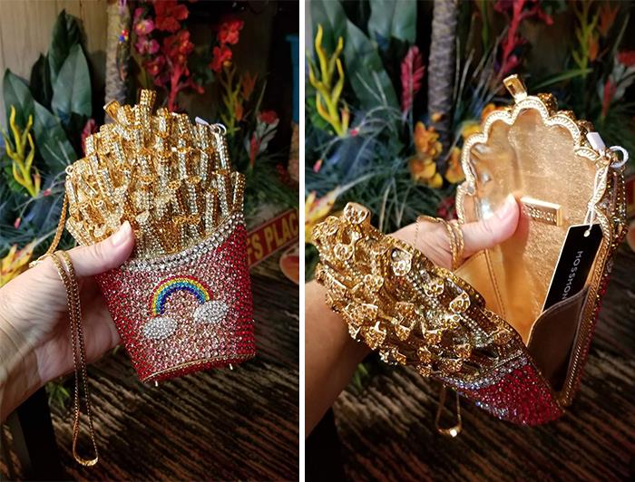 I Found This Rhinestone Covered French Fry Purse On Marketplace And I Just Had To Have It! $40 And He Even Delivered It To Me In Peculiar Mo Because I Had Just Gotten My Knee Replaced.