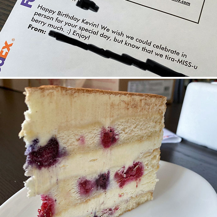 Never Thought I’d Be Celebrating My Birthday In Quarantine. But Feeling So Fortunate To Have A Loving Team Of Colleagues Who Mailed Me A Cake