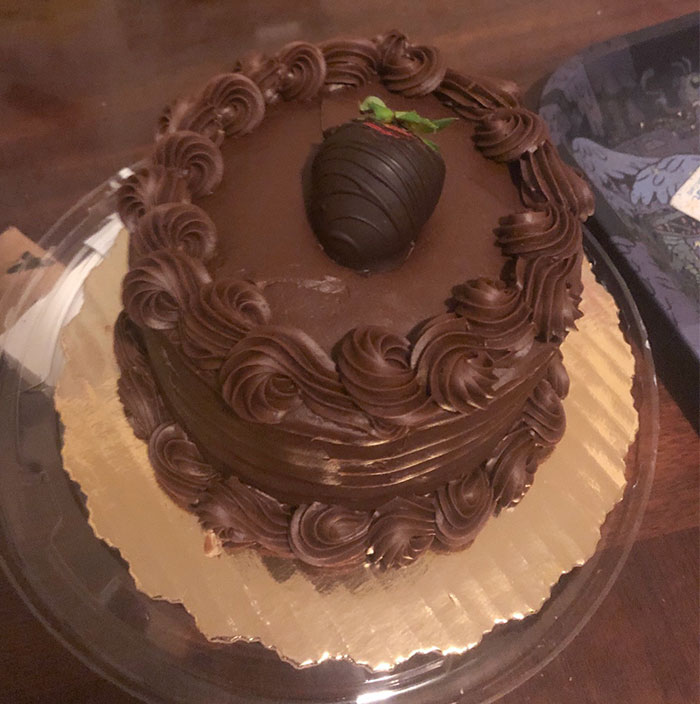 Today’s My Birthday. When The Clock Hit Midnight, The Security Guy Who I Barely Know And The Only Other Person On Site Turned The Corner And Surprised Me With This