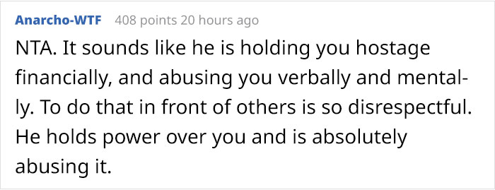 Husband Lashed Out At His Wife In Front Of His Family For Buying The Cheapest Thing On His Wishlist, Said She Ruined Christmas