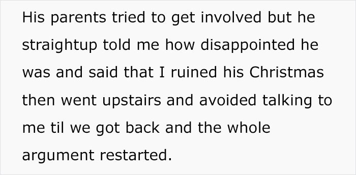 Husband Lashed Out At His Wife In Front Of His Family For Buying The Cheapest Thing On His Wishlist, Said She Ruined Christmas