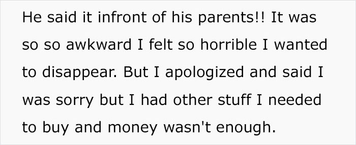 Husband Lashed Out At His Wife In Front Of His Family For Buying The Cheapest Thing On His Wishlist, Said She Ruined Christmas