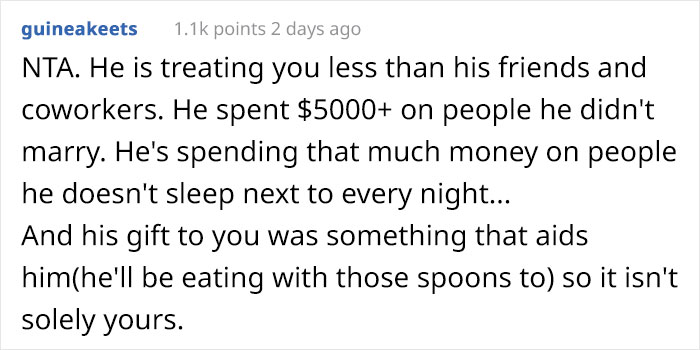 Wife Confronts Husband After Finding His Christmas Gift List And Discovering Hers Is The Cheapest Of The Bunch Wife Confronts Husband After Finding His Christmas Gift List And Discovering Hers Is The Cheapest Of The Bunch