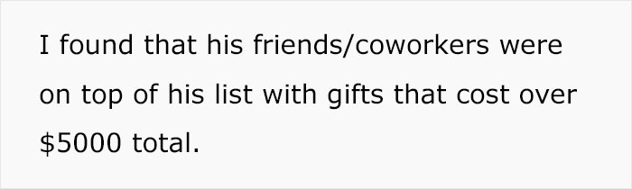 Wife Confronts Husband After Finding His Christmas Gift List And Discovering Hers Is The Cheapest Of The Bunch Wife Confronts Husband After Finding His Christmas Gift List And Discovering Hers Is The Cheapest Of The Bunch