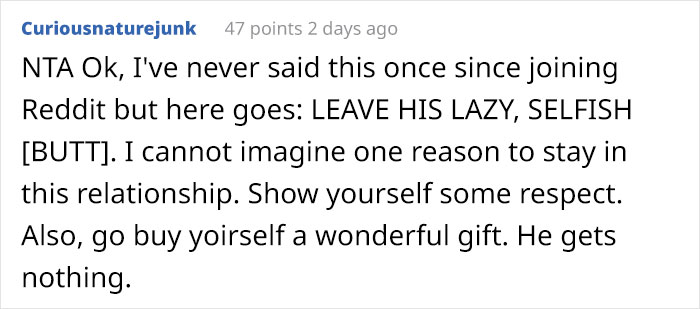 Breadwinner Wife Is Accused Of Being Materialistic After She Tells Her Husband She&rsquo;d Like A Small, Symbolic Christmas Gift