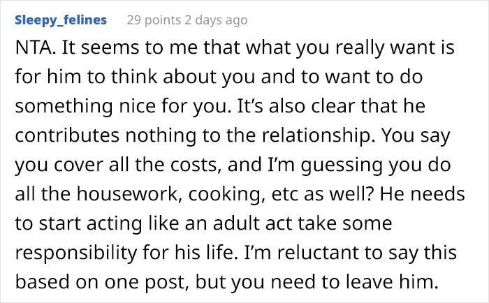 Breadwinner Wife Is Accused Of Being Materialistic After She Tells Her Husband She&rsquo;d Like A Small, Symbolic Christmas Gift
