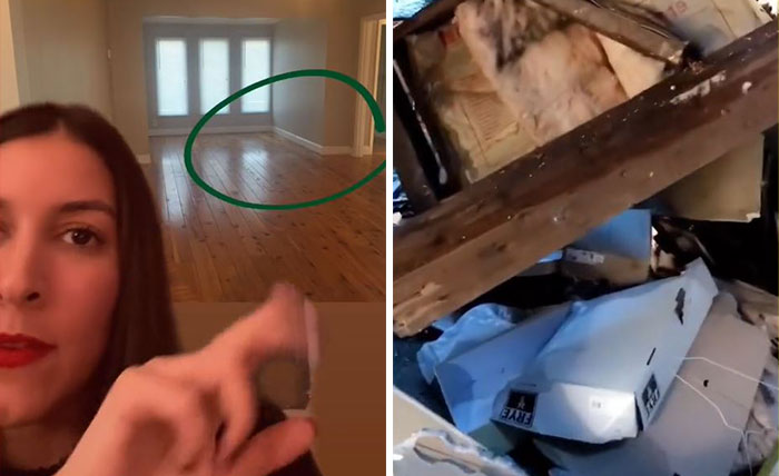 Woman Buys A House From Hell Where Random Disasters Keep Happening Which, In The End, Gets Destroyed By A Huge Tree Falling On It 