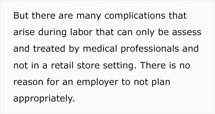 Pregnant Woman Is Shocked To Find Out What Protocol For Going Into Labor At Her Work Is, Wonders If It's Even Legal