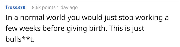 Pregnant Woman Is Shocked To Find Out What Protocol For Going Into Labor At Her Work Is, Wonders If It's Even Legal