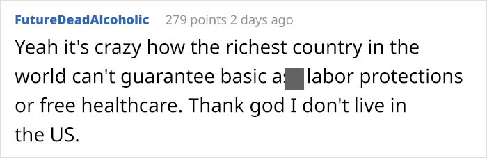 "From Russia With Love:" Shocked About Working Conditions In The USA, Person Lists What It's Like In Russia