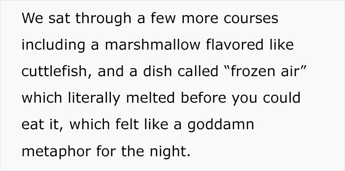 Woman Left Hungry After 27-Course Meal At Michelin-Starred Restaurant, Shares The Ridiculous Things She Was Served